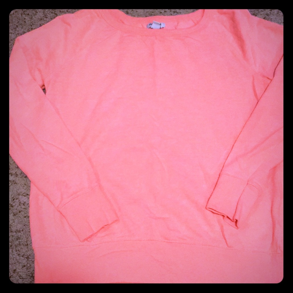 Old Navy Lightweight Peach Sweatshirt